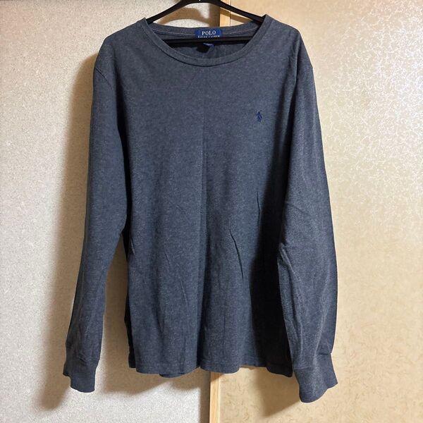 ポロラルフローレン ロンT グレー 長袖Tシャツ 古着卸