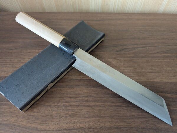 正本 むきもの包丁 霞 黒水牛栗型柄 秀吉作