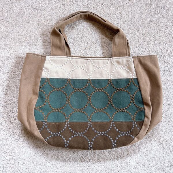 ミナペルホネン ハンドメイド トートバッグ バッグ 大きめ mimaperhoen
