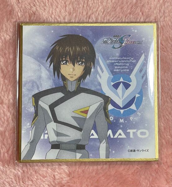 ガンダムSEEDFREEDOM カントリーマアム 色紙 キラ・ヤマト