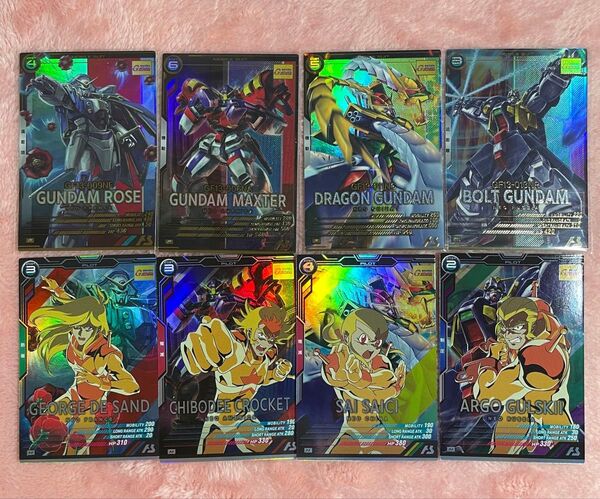 アーセナルベース ガンダムローズ ガンダムマックスター ドラゴンガンダム ボルトガンダム セット