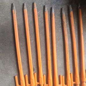 鍛造ペグ エリッゼステーク 28cm オレンジ 8本セット
