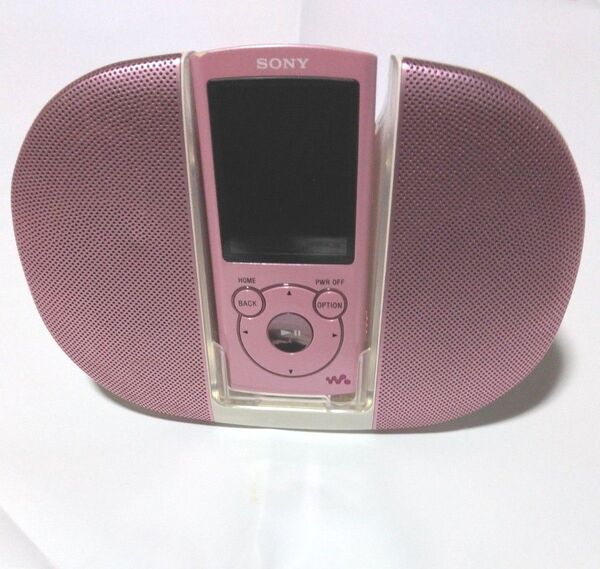 【SONY】ウォークマンポータブルスピーカーNW-S764 ピンク 中古品 再出品の場合はコメントください