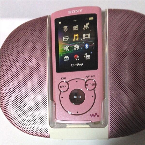 【SONY】ウォークマンポータブルスピーカーNW-S764 ピンク 中古品 再出品の場合はコメントください