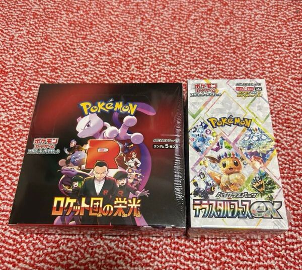 ポケモンカード ロケット団の栄光 テラスタルフェスex BOX シュリンク付き
