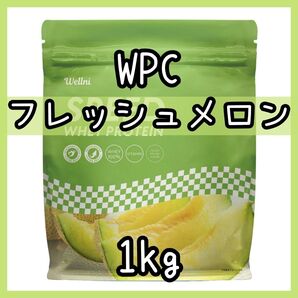 wellni ホエイプロテイン フレッシュメロン 1kg