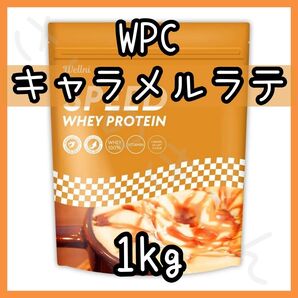 wellni ホエイプロテイン キャラメルラテ 1kg