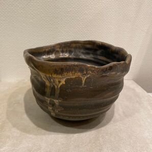 新品未使用品【大貫弘由岐】陶器鉢 植木鉢