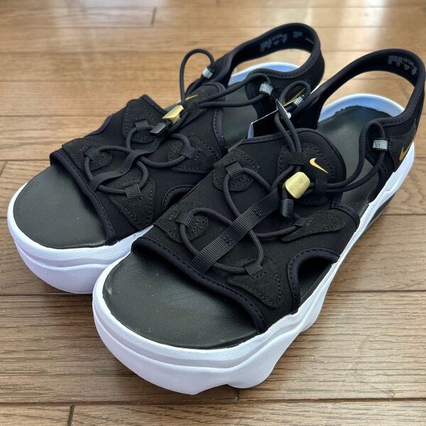 希少 新品 ナイキ ウィメンズ エアマックス ココ サンダル 黒白 27㎝