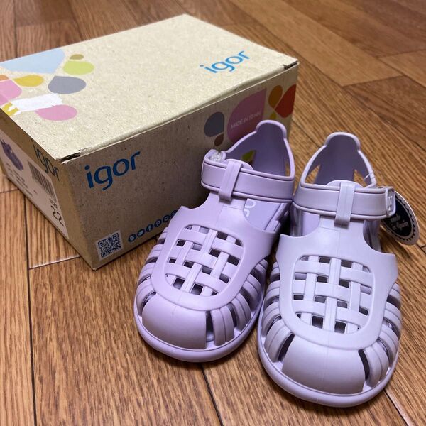 イゴール IGOR サンダル キッズサンダル トビーソリッド ベビー 13cm