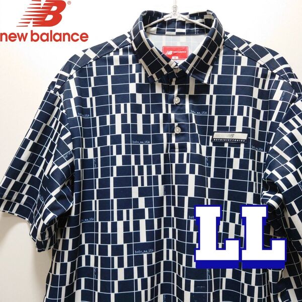 NEW BALANCEニューバランスゴルフ 半袖ポロシャツ メンズLL