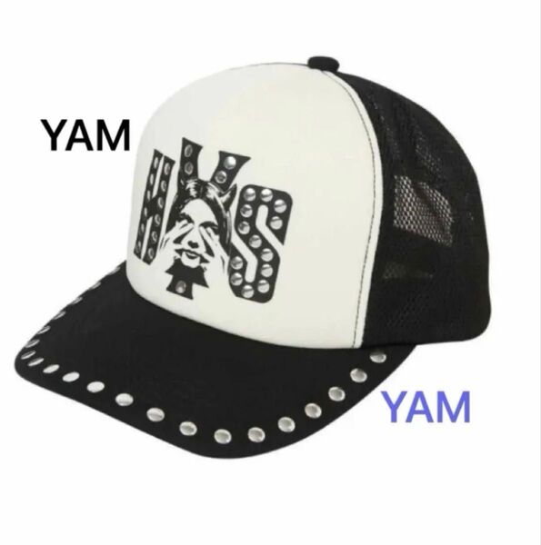 【HYSTERIC GLAMOUR】 新品 未使用 スタッズメッシュキャップブラック