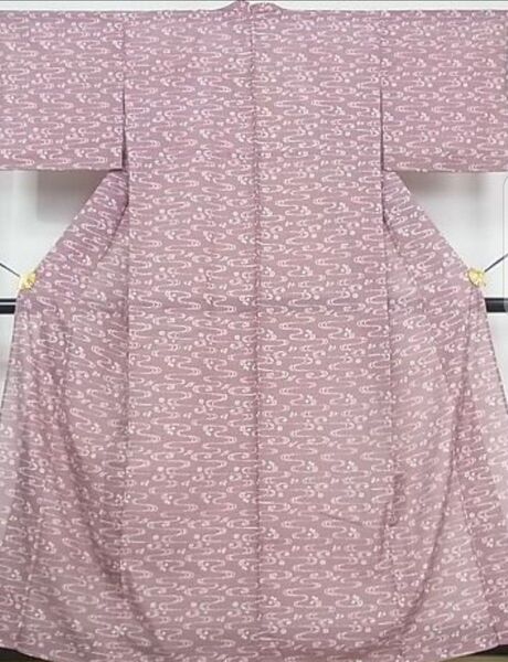 夏着物 小紋 絽 洗える着物 2