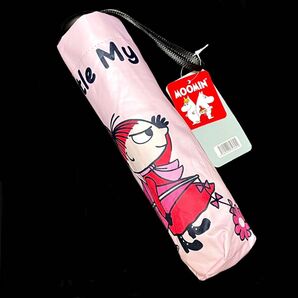 ◇新品◇ムーミン リトルミー柄 軽量 晴雨兼用折り畳み傘 UV 遮光 遮熱 50cm