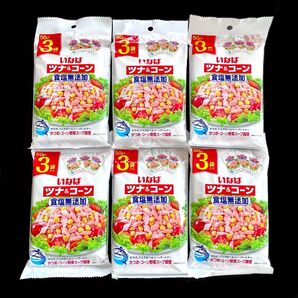 ◇新品◇いなば ツナ&コーン 食塩無添加 3袋入×6個 計18 袋