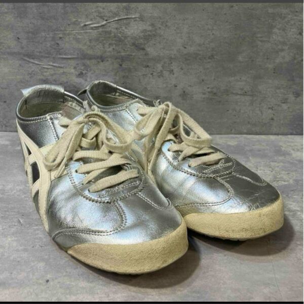 Onitsuka Tiger MEXICO 66 メ シルバー 27.5cm