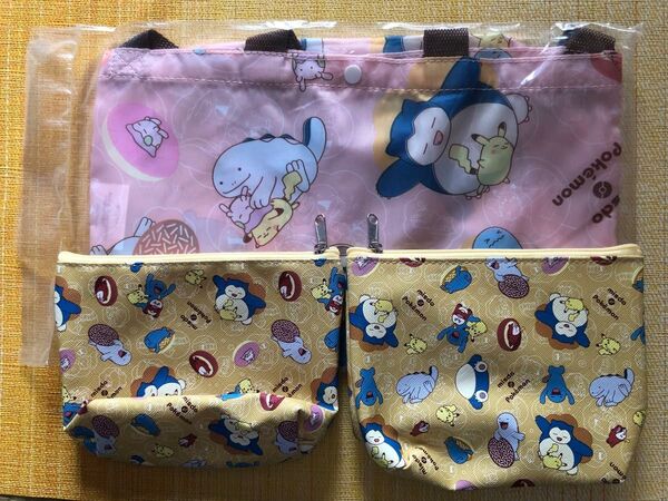 ミスド ポケモン エコバッグ ポーチ 3個セット 未使用