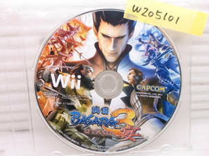 W205101 Wii soft Sengoku Bassara 3. диск только текущее состояние товар 