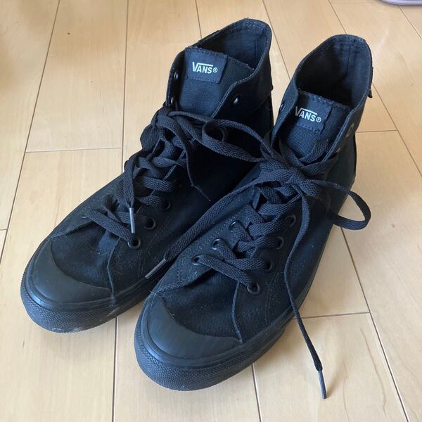 VANS ハイカットスニーカー ブラック 27.5