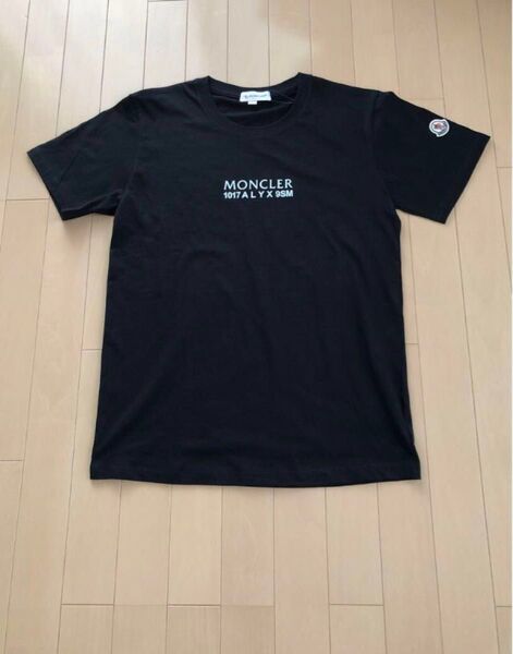 黒 白のロゴプリント Tシャツ Lサイズ Tシャツ 半袖Tシャツ