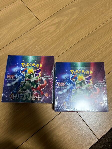 ポケモンカード ポケモンカードゲーム 拡張パック シュリンク付 トリプレットビート box シュリンク付き ポケカ