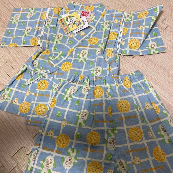 【新品・未使用】いないいないばぁ わんわん ワンワン 甚平 浴衣 90cm