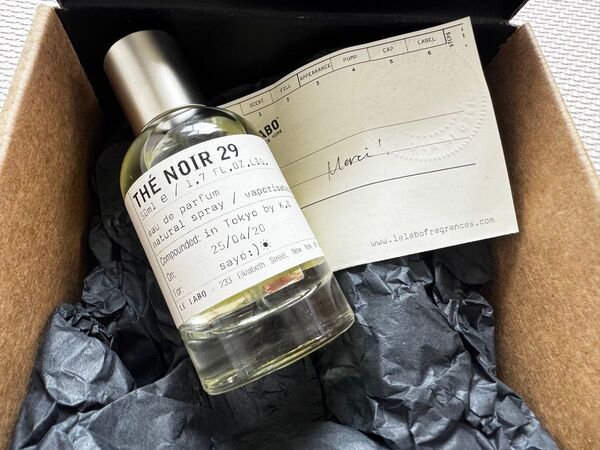 ルラボ TH NOIR 29 テノワール 29 香水