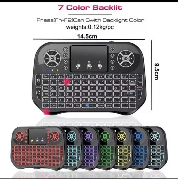 英語 Bluetooth バックライト 無線キーボード ワイヤレス キーボード タッチパッド