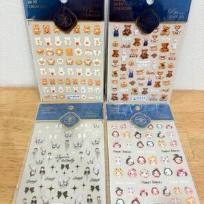 4種類セット ネイルシール 立体 3D⑧