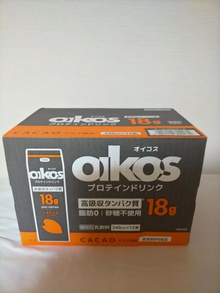 オイコスプロテインドリンク高吸収タンパク質18g紙パック12本カカオ風味 物価高のために値段交渉不可ご了承ください。