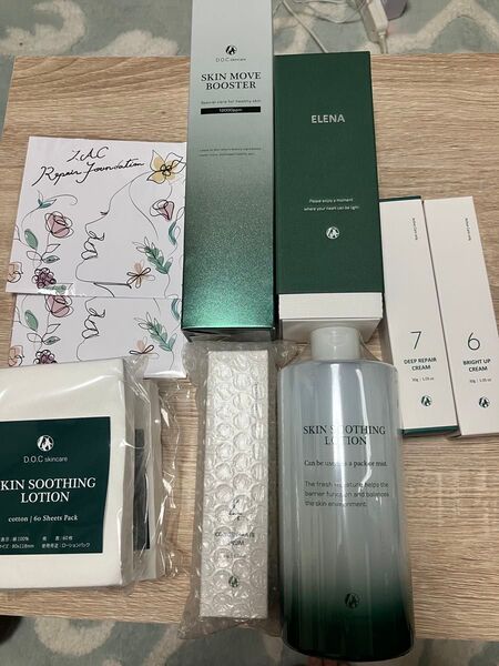 D.O.Cスキンケア サロン専売品 イオン導入器 化粧水 炭酸泡洗顔 クリーム 美容液 コットン 化粧水 美容液 化粧品