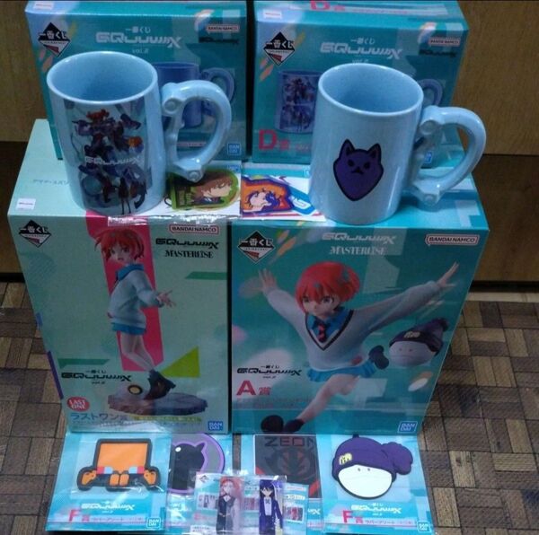 一番くじ 機動戦士Gundamジークアクスvol.2 ラストワン賞マチュ&ハロ フィギュア A賞D賞マグカップ2種セット ガンダム