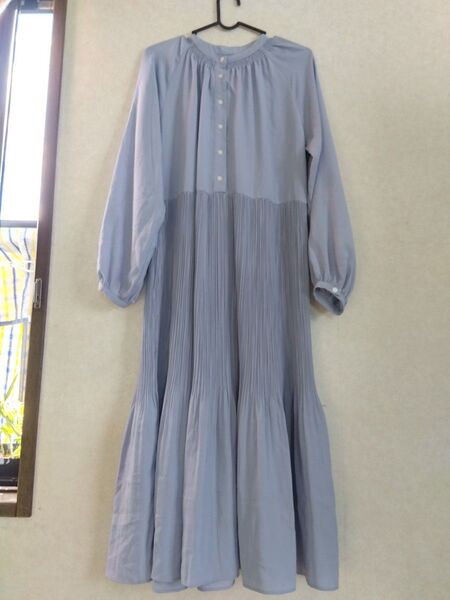 ナノ・ユニバース購入(*^^*)プリーツ美Styleワンピース春夏☆9号☆ブルベ