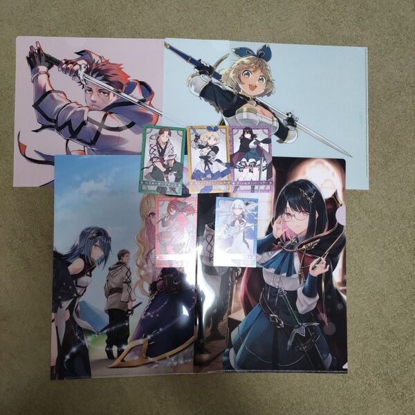 片田舎のおっさん、剣聖になる アニメ化フェア 特典 クリアファイル 全4種セットメタリックカード 全5種