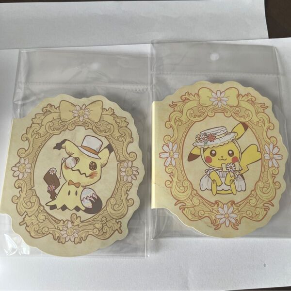 ポケモンセンター イースター ダイカットメモ ピカチュウ ミミッキュ