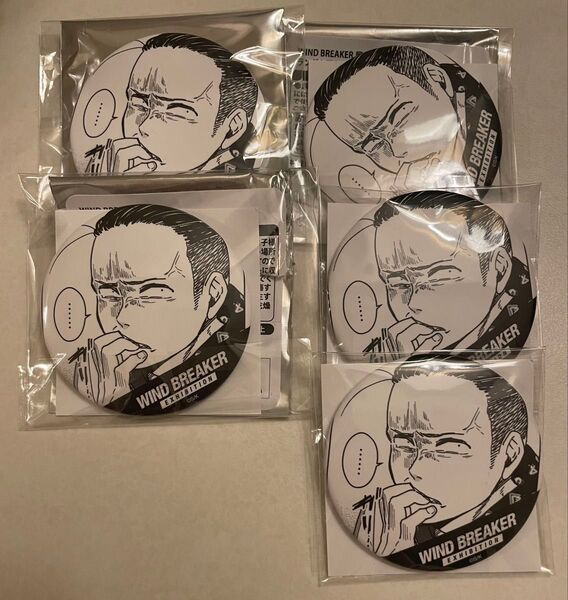 WINDBREAKER ウィンブレ WIND BREAKER展 ウィンブレ展 缶バッジ 鹿沼 原作