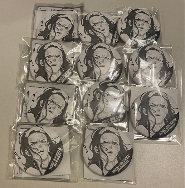 WINDBREAKER ウィンブレ WIND BREAKER展 ウィンブレ展 缶バッジ 杉下 原作