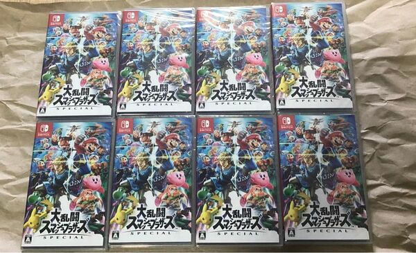 【Switch】大乱闘スマッシュブラザーズ SPECIAL 8本セット 新品未開封シュリンク付き