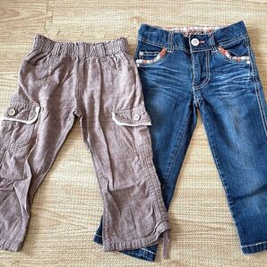 110 デニムパンツ ハーフパンツ