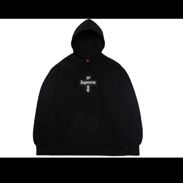 Supreme Cross Box Logo Hooded Sweatshirt "Black" サイズM 新品