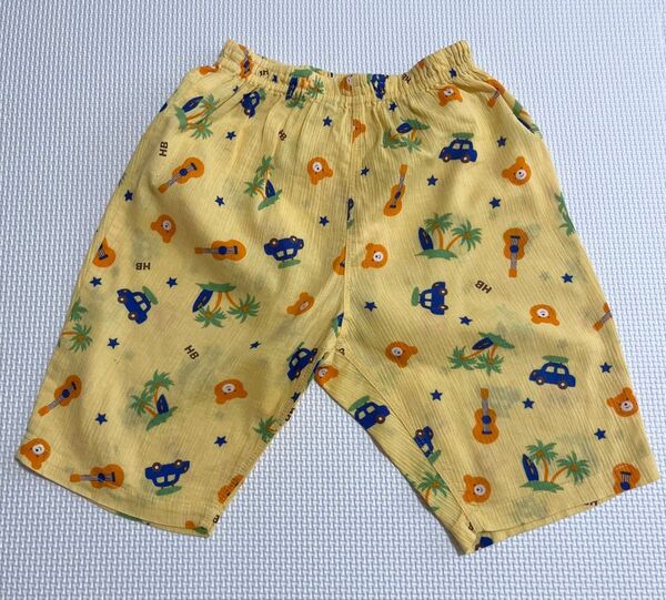 ミキハウス ホットビスケッツ 半ズボン リラックスパンツ Sサイズ 90-100 ハーフパンツ パンツ