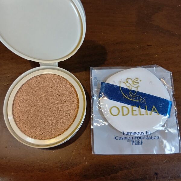 オデリア ODELIA ルミナスフィット クッションファンデーション リフィル 新品パフつき 使用回数5回程度