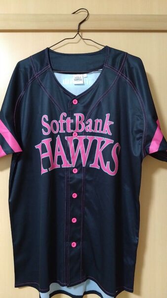 福岡ソフトバンクホークス ピンクフルデー レプリカユニフォーム Lサイズ