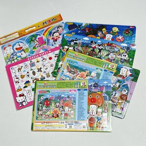 アンパンマン パズル 幼児 知育 50音 キティちゃん ドラえもん 30ピース 47ピース 55ピース 65ピース 80ピース
