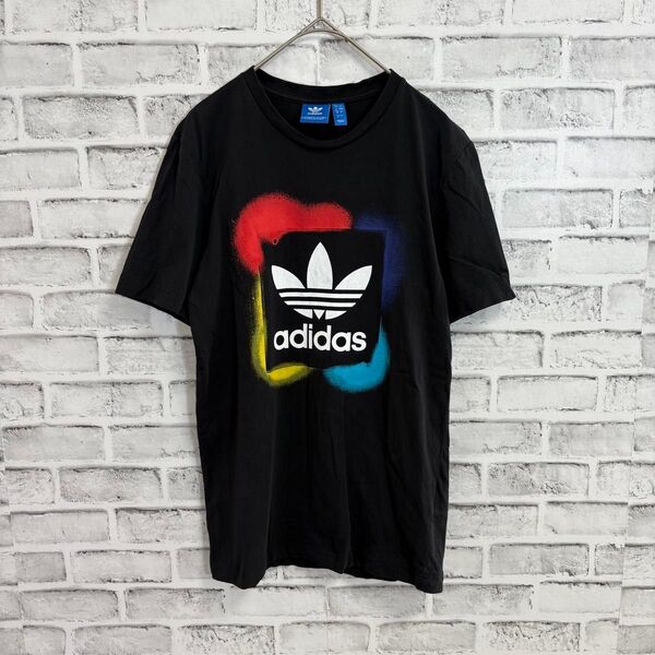 ☆アディダス トレフォイル コットン 半袖 Tシャツ S