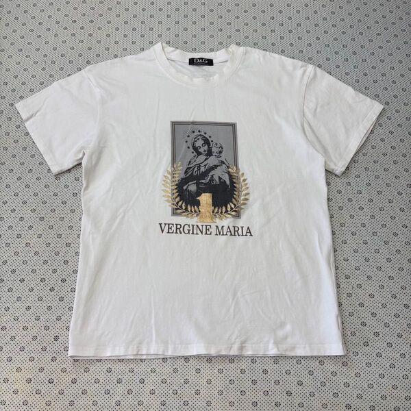 ☆ドルチェ アンド ガッバーナ 聖母マリア 半袖 Tシャツ コットン