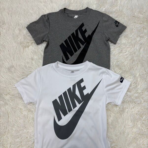☆ナイキ ドライフィット ストレッチ 半袖 Tシャツ でかロゴ 4〜5y 2枚セット
