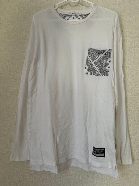 ラグアウト アベイル カットソー トップス ロンT 長袖Tシャツ 白 M