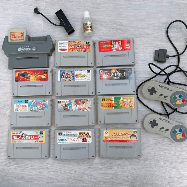スーパーファミコン カセット ゲームソフト ファミターボ 本体 大量 スーファミ