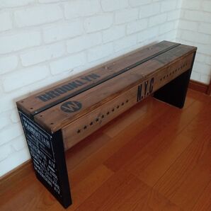 【ハンドメイド】座るのが勿体ない男前ベンチ テレビボード ディスプレイラック